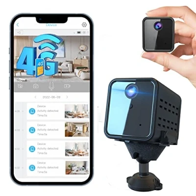 Imagen de javiscam Camara Vigilancia WiFi Interior,Mini Camera WiFi,60 Días De Duración La Batería/1080P HD/2800 mAh Bateria/Detección Humana/Vision Nocturna/Sin Cuota Mensual
