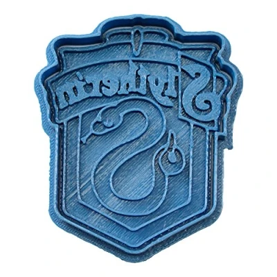 Imagen de Cuticuter Harry Potter Slytherin Cortador de Galletas, Plástico, Azul, 8x7x1.5 cm