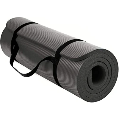 Imagen de TechFit Esterilla de yoga profesional Ideal para gimnasio en casa, ejercicios suelo, camping, estiramiento, pilates 10 mm