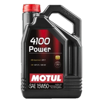 Imagen de Motul 4100 Power 15W 50 5L Aceite de motor 100273 VOLKSWAGEN: GOLF 3, 2, Corrado, NISSAN: Vanette Furgón, TERRANO 1, Patrol Hardtop