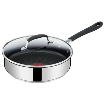 Imagen de Tefal Jamie Oliver by Quick &amp; Easy E3033344 Sartén de inducción (25 cm, acero inoxidable)