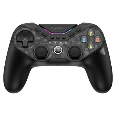 Imagen de GameSir mando inalámbrico Tarantula Pro para PC/Switch/Android/IOS, Bluetooth Mag Res™TMR Stick, botón frontal intercambiable, 9 botones asignables,Turbo, MFi, Steam
