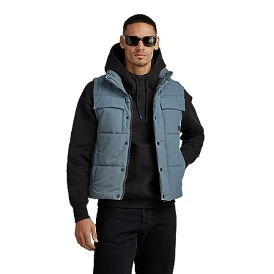 Imagen de G STAR RAW Foundation Padded Weste, Chaquetas para Hombre, Gris (axis D22887 D419 5781), M