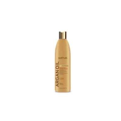Imagen de Kativa Argan Oil Champú 550 ml Sin Sulfatos ni Parabenos Cabello Seco Protección, Suavidad y Brillo Aceite de Argán Orgánico