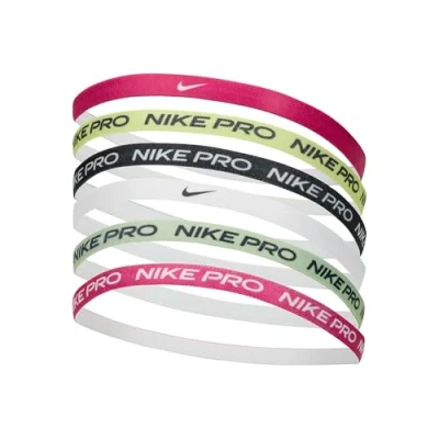 Imagen de Nike Performance Headbands Printed 6 PACK Otros accesorios, Mujer, Talla: One Size, Fireberry/lt lemon twist/white