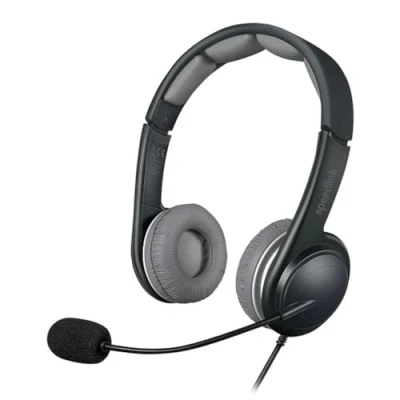 Imagen de Auriculares Speedlink Sonid Binaurale Diadema Negro Micrófono