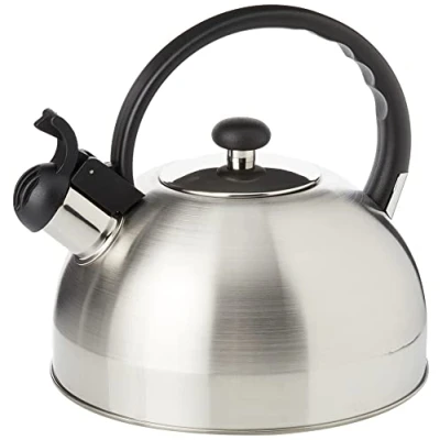 Imagen de WMF 651016030 ORBIT hervidor de agua con silbato 1.5 L, flauta, acero inoxidable Cromargan, inducción