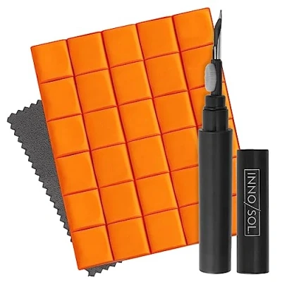 Imagen de INNOSOL Kit de Limpieza para electrónica I Limpiador airpods, Auriculares, cámara, movil y más airpods Pro 1, 2 Incl. Arcilla limpiadora, bolígrafo paño Microfibra