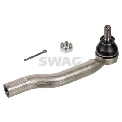 Imagen de SWAG 85 94 2238 Rótula de dirección Eje delantero, izquierda con tuerca almenada rebajada HONDA: CIVIC 8 Hatchback
