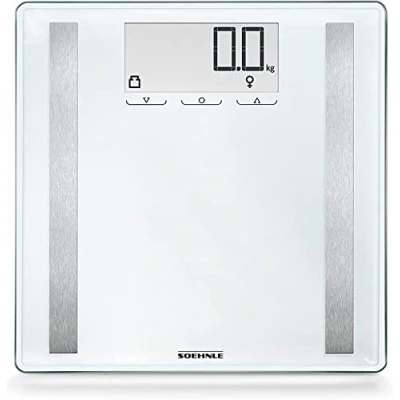 Imagen de Báscula de baño Soehnle 63858 Control 200, Peso máximo 180 Kg, Análisis corporal, Precisión 100gr, Blanco