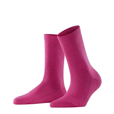 Imagen de FALKE Family W SO algodón sostenible unicolor 1 par, Calcetines Mujer, Rojo (Berry 8390) nuevo ecológico, 39 42
