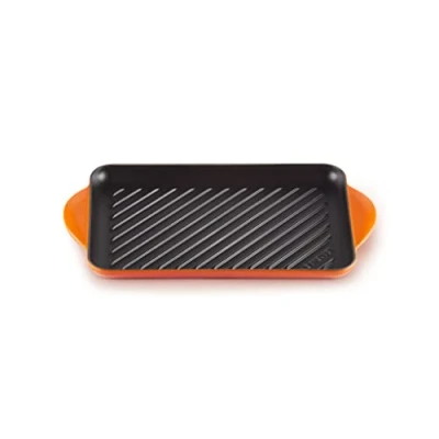 Imagen de Le Creuset Parrilla rectangular grill de hierro fundido, 32 cm, Volcanico, 20202320900460
