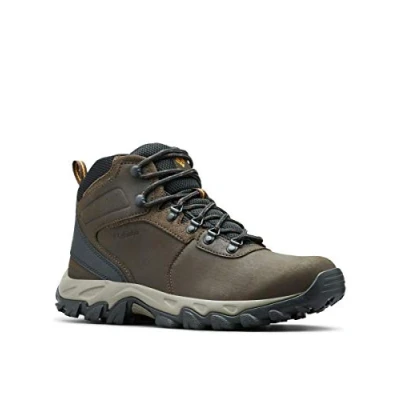 Imagen de Columbia Newton Ridge Plus 2 WP, Botas Montaña de Senderismo, Hombre, Marrón (Cordovan/Squash 2023), 44 EU