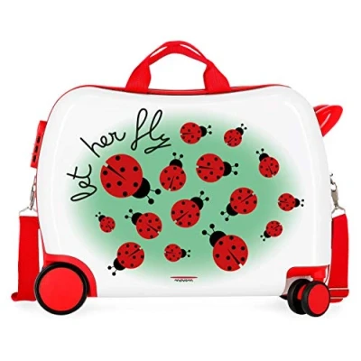 Imagen de Movom Happy Time Maleta Infantil Multicolor 50x38x20 cms Rígida ABS Cierre combinación 34L 2,1Kgs 4 Ruedas Equipaje de Mano