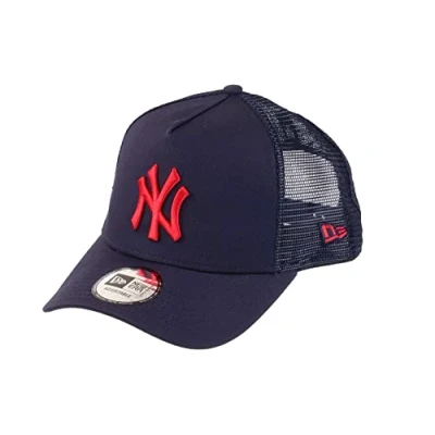 Imagen de New Era York Yankees Blue League Essential A Frame Adjustable Trucker Cap One Size
