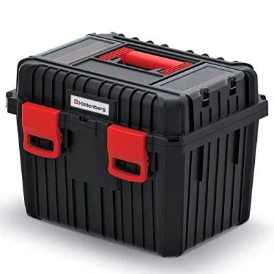 Imagen de Caja de herramientas con organizador en la tapa, portaherramientas, cierre sujeción, plástico, 445 x 360 337 mm (A)