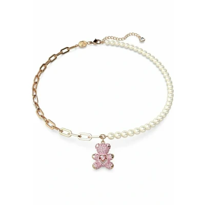 Imagen de Swarovski, collar de mujer, dije Teddy, chapado en oro rosa, modelo n. 5669166