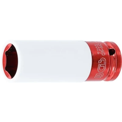 Imagen de BGS 7203 Vaso de impacto con protector plástico entrada 12,5 mm (1/2&quot;) 21