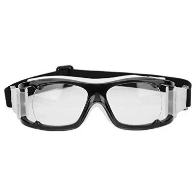 Imagen de Gafas Deportivas, Deportivas de Baloncesto, Fútbol, ​​antivaho, Colisión, Ajustables, Marco Seguridad para Ciclismo, ​​Baloncesto, Práctica(Negro)