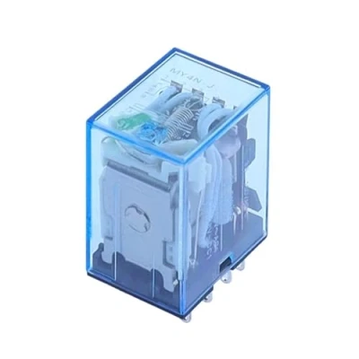 Imagen de Relay MY4P HH54P MY4NJ Coil DPDT Electromagnetic Switch with Socket Base LED DC 110V 220V 12V 24V RNUMLIGH(DC 24V)