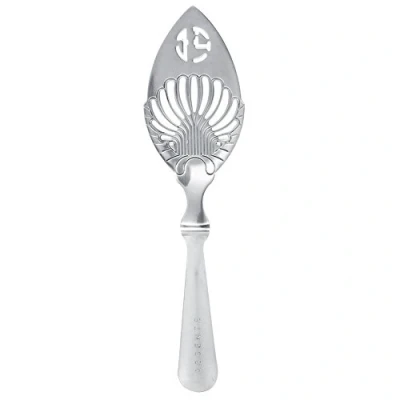 Imagen de fasient Cuchara de Absenta Acero Inoxidable 304, Azucar Ranurada, Ajenjo Antiguo, Multi Funcional Café Cadena Cocina Bar Herramientas(Leaf Absinthe Spoon)