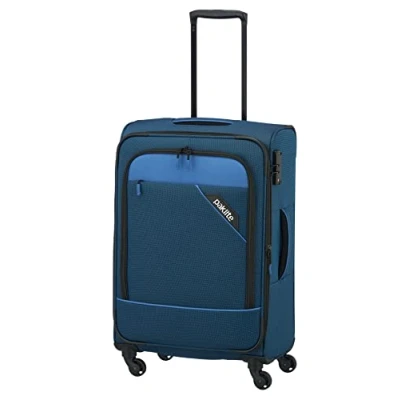 Imagen de Paklite maleta blanda de 4 ruedas talla M con pliegue expansión + candado TSA, DERBY: elegante aspecto dos tonos, 66 cm, 69 litros (ampliable a 79 litros)