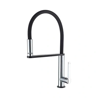 Imagen de Grifema G14002B Grifo de cocina led, Negro Plata