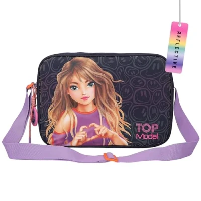 Imagen de Depesche 12771 TOPModel Night Light Azul Oscuro con Motivo de Modelo, Bolso Bandolera Ajustable, Multicolor