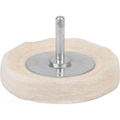 Imagen de Disco de pulido para taladro, terciopelo cónico, algodón, manipular aluminio y acero inoxidable