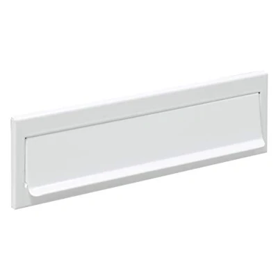 Imagen de Arregui C603 Bocacartas de Acero, 248 x 73 mm, Blanco