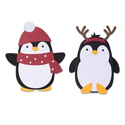 Imagen de Sizzix Bigz 664499 Troquel de pingüino, diseño Olivia Rose