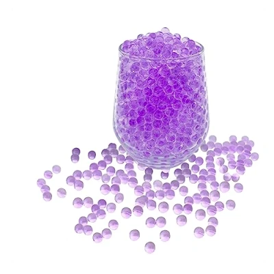 Imagen de KONFEN Perlas de Agua, 20000 Bolas Gel Morado, 100g Hidrogel Bolitas No Tóxico Water Beads para Planta Flores Decoración (Morado)