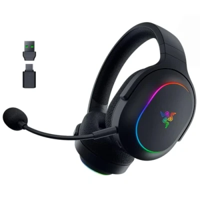 Imagen de Razer Barracuda X Chroma Auriculares inalámbricos para Juegos multiplataforma con 6 Zonas RGB (SmartSwitch Hyperspeed y Bluetooth, Altavoces de 40mm, micrófono Desmontable) Negro