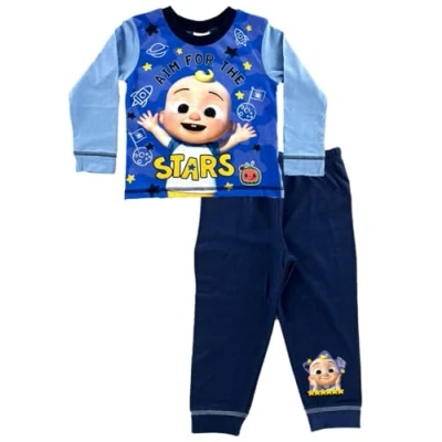 Imagen de CoComelon Pijama de JJ Aim For The Stars para niños 12 meses a 4 años, Multicolor, 2 3 Years