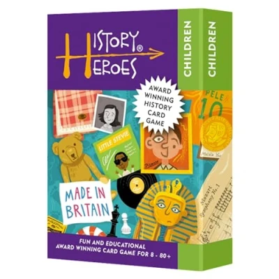 Imagen de History Heroes: NIÑOS, un Juego de Cartas Familiar sobre quién DIO Forma a la Historia Mientras Que Menor 18 años