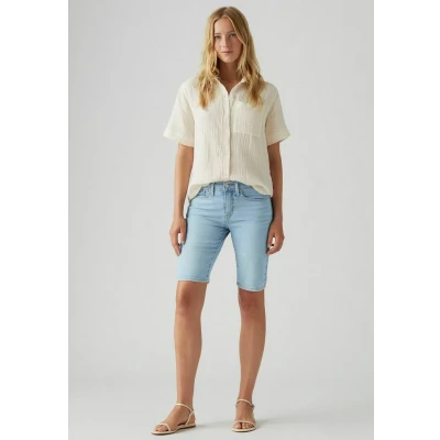 Imagen de Levi&#039;s Shaping Bermuda Pantalones Cortos, Double Duty Short, 26W para Mujer