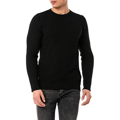 Imagen de Jersey de punto para hombre Red Bridge, Negro , XXL