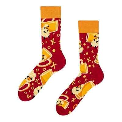 Imagen de Dedoles Calcetines Unisex Hombre Mujer y Niños Algodón muchos diseños divertidos diferente izquierda derecha, color: Rojo, diseño: Cerveza ovejas, tamaño: 35 38