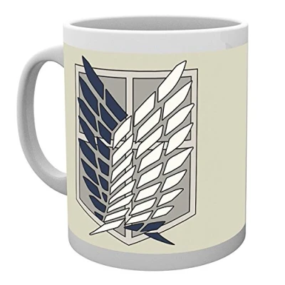 Imagen de GB eye LTD, Attack On Titan, Insignia, Taza, Porcelana, 1 Unidad (Paquete de 1)