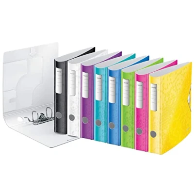 Imagen de Leitz Esselte Active WOW Clasificador, fabricado en espuma sintética, lomo fino, A4, colores surtidos, 1 unidad