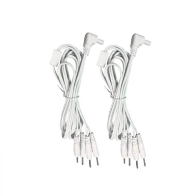 Imagen de TENS cable de electrodo 2,35 mm, electrodo, dispositivo TENS, conexión para unidad fisioterapia, 2 unidades