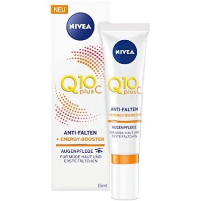 Imagen de Crema Nivea antiarrugas para el contorno de ojos, 1 unidad (15 ml), Q10PlusC + Energy Booster.