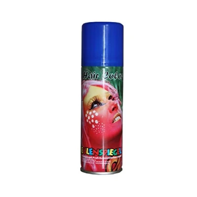 Imagen de Eulenspiegel 819333 Laca de color, azul, fluorescente, 125 ml, carnaval, Halloween, fiesta temática
