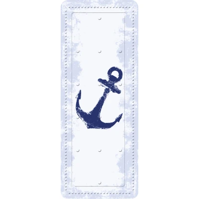 Imagen de Kleine Wolke Textilgesellschaft Anchor, plástico, Azul, 92 x 36 0,3 cm