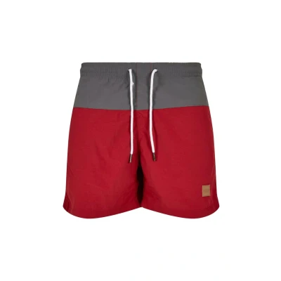 Imagen de Urban Classics Block Bañador, Hombre, Talla: Medium, Brickred/darkshadow