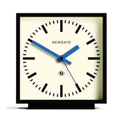 Imagen de NEWGATE® Amp Silent Sweep No Tick Reloj de sobremesa, un sobremesa Moderno, Relojes salón, Oficina, Escritorio, Esfera estación (Manos Azules)