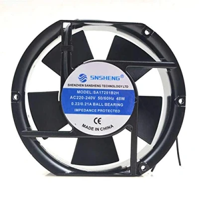 Imagen de cooling fan SA17251B2H,Server Cooler SA17251B2H 220V 34W, ventilation filter set for 172x172x51mm 2 wire