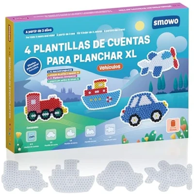 Imagen de Smowo® Juego de 4 placas para planchar 10 mm, niños a partir 3 años