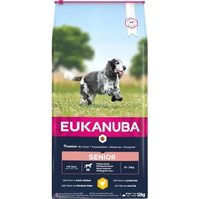 Imagen de EUKANUBA Edad Avanzada con Necesidad de Cuidados Raza Mediana rico en pollo fresco [12 kg]