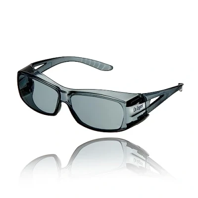 Imagen de Dräger Gafas de seguridad X pect 2420 protectoras ligeras Para obras, talleres, ciclismo, jogging, servicio rescate, laboratorio Transparentes, resistentes a los arañazos y sin niebla